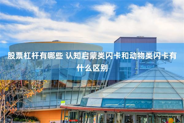 股票杠杆有哪些 认知启蒙类闪卡和动物类闪卡有什么区别