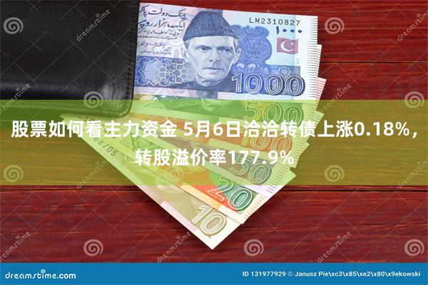 股票如何看主力资金 5月6日洽洽转债上涨0.18%，转股溢价率177.9%